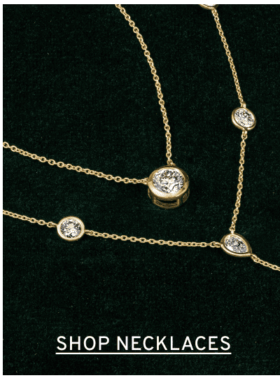 Diamond necklaces. Click to Shop Necklaces