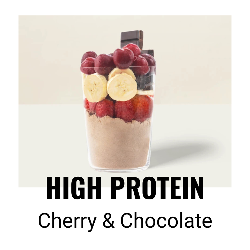 High Protein Cherry Chocolate Smoothie