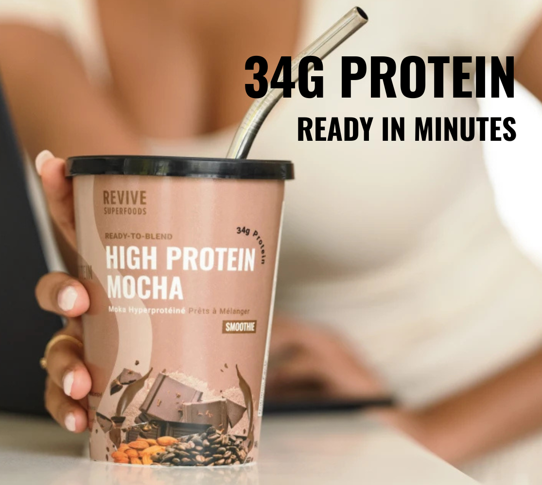 34g protein. Ready in minutes. 