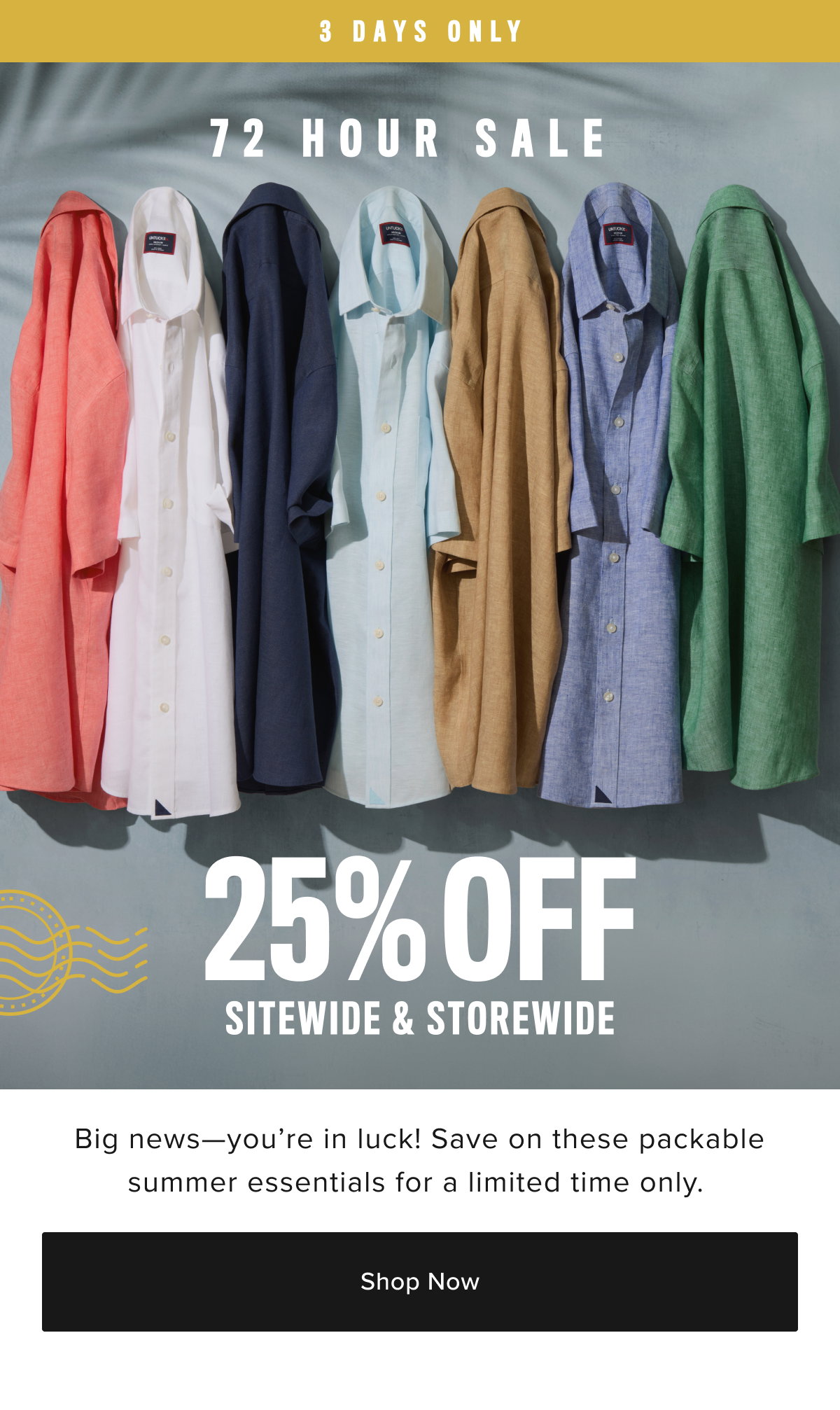 25% Off Sitewide & Storewide