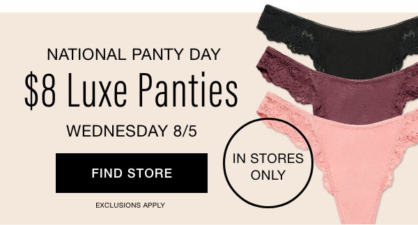 National Panty Day: $8 Luxe Panties