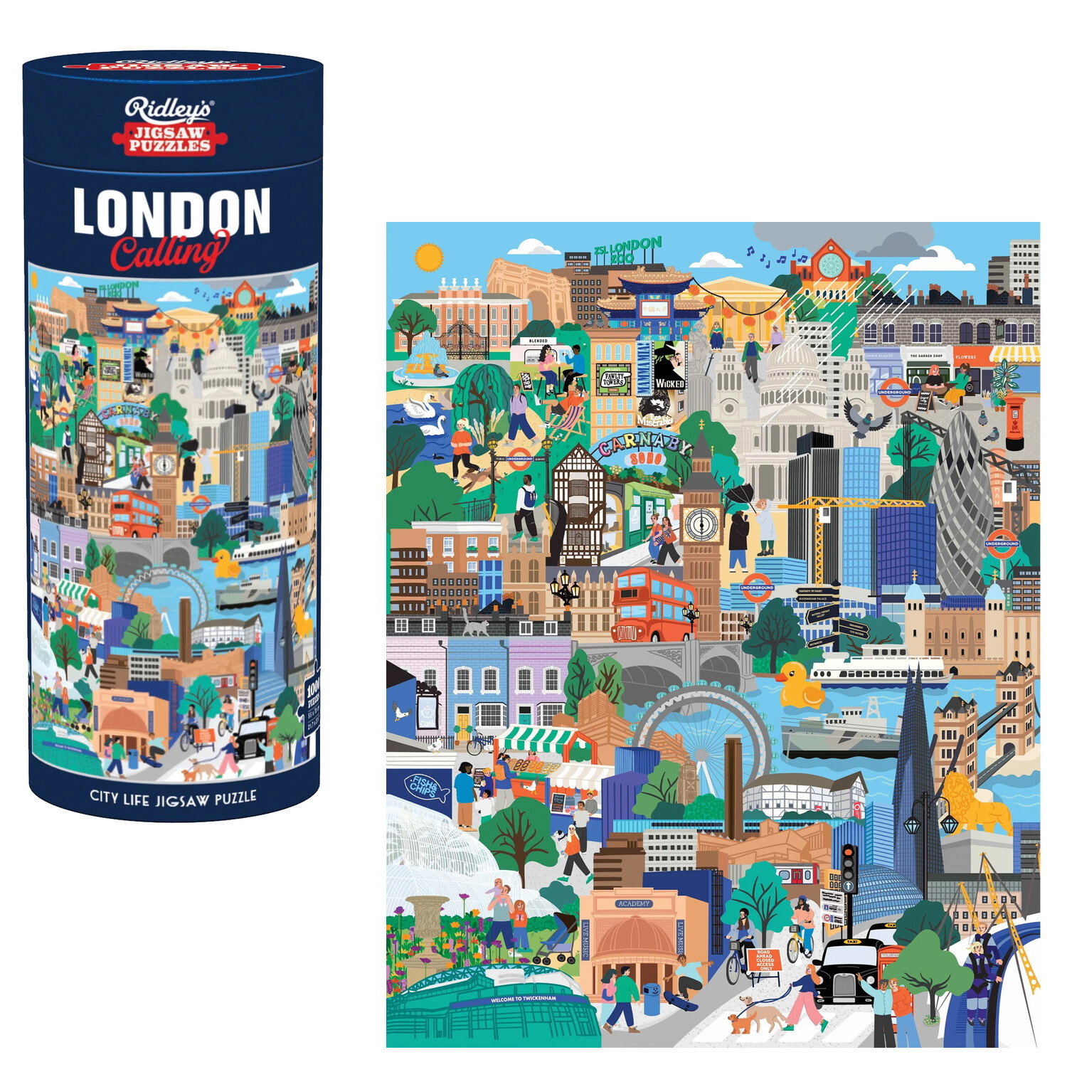 Image of London Calling City Life 1000pc Jigsaw Puzzle
