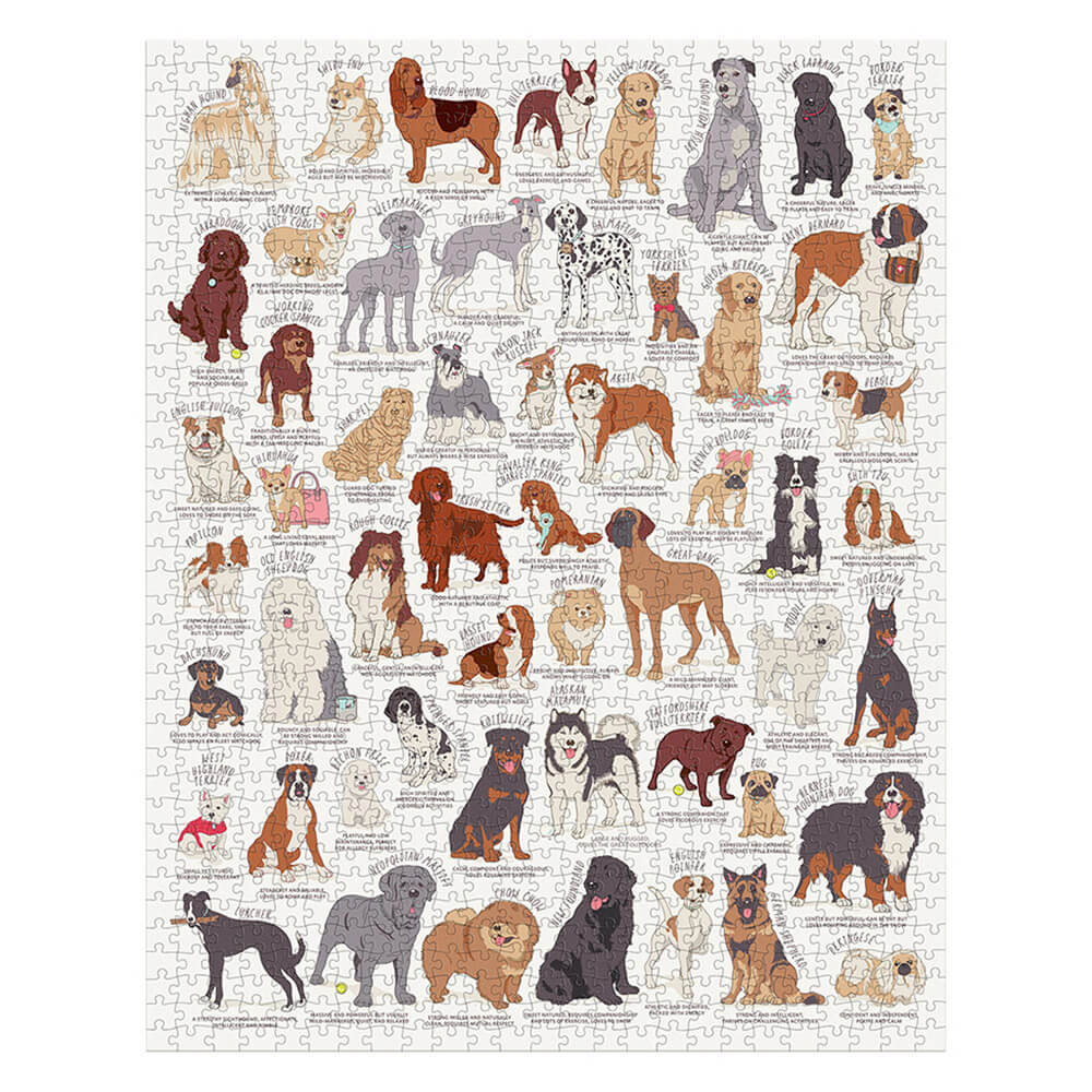 Image of Dog Lovers 1000pc Jigsaw Puzzle 2nd Edition