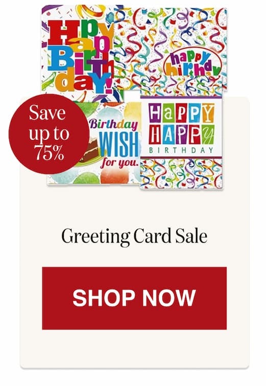 Greeting Card Sale [Click here to Shop Now]