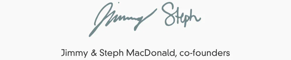 Jimmy & Steph MacDonald, co-founders