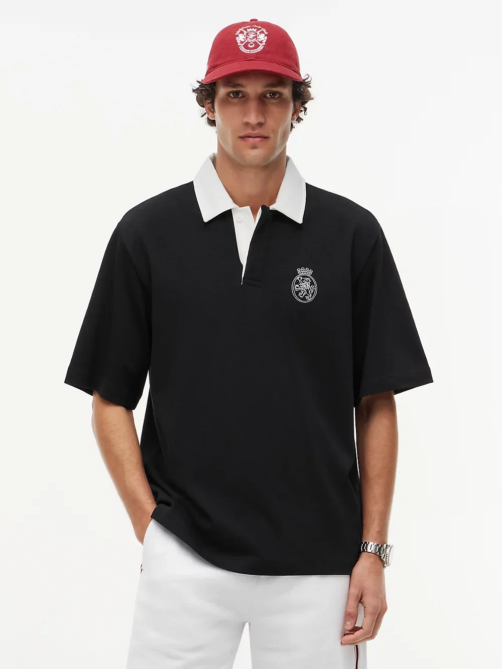 Heritage Relaxed Back Embroidery Polo Shirt