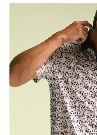 Shop Spicy Margarita Contrast Golf Polo