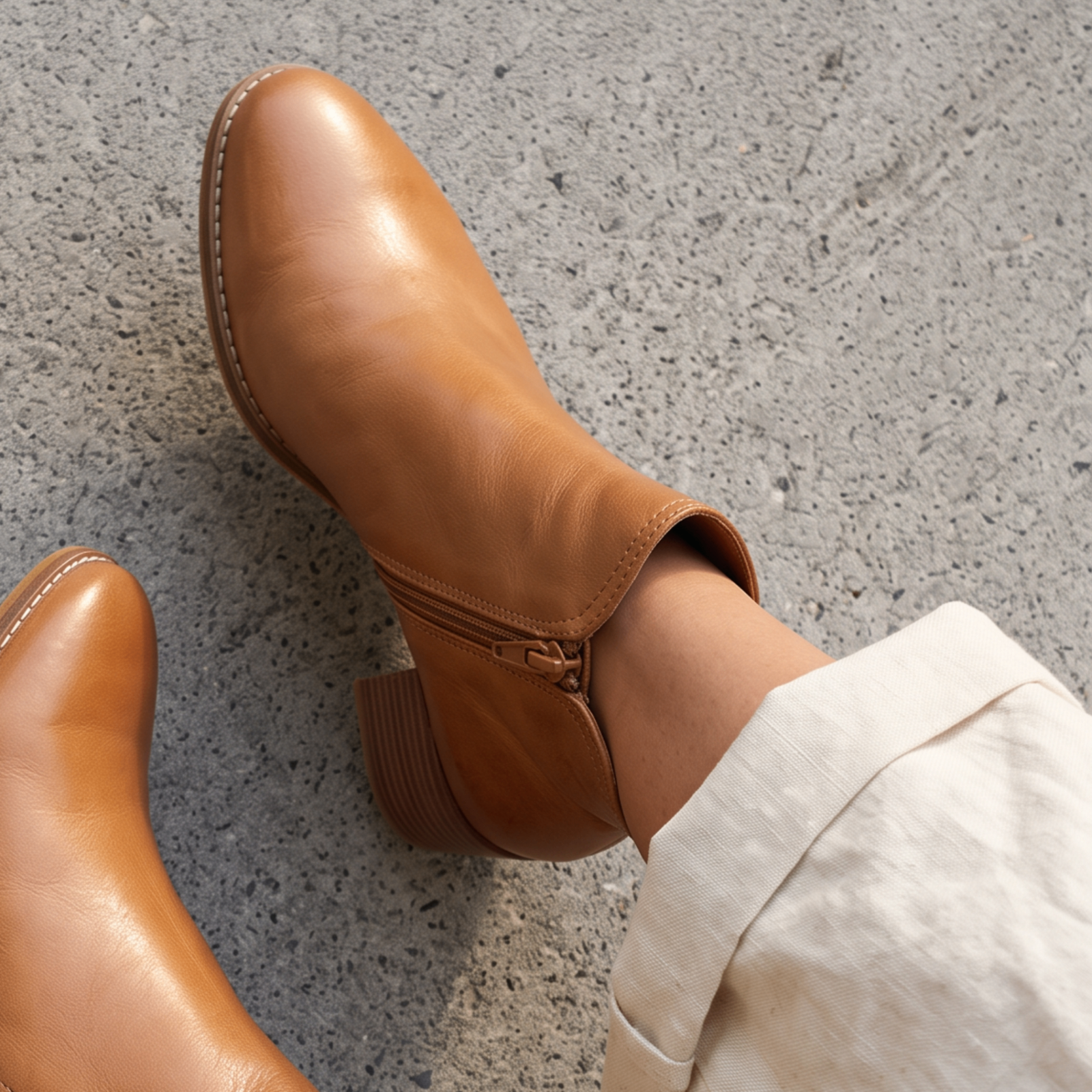 Tan Ankle Boots