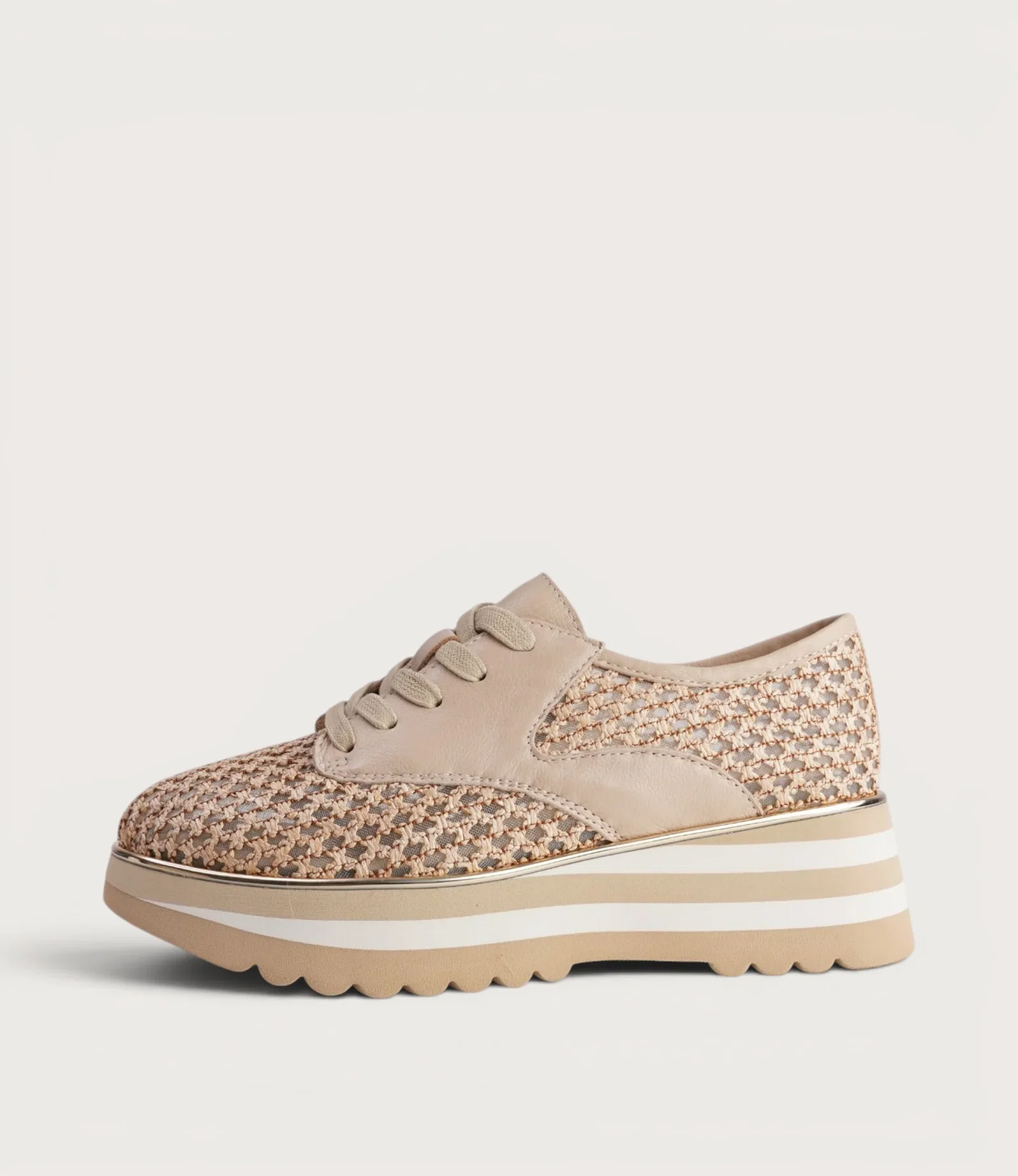 Image of Endos Natural Raffia Sneakers