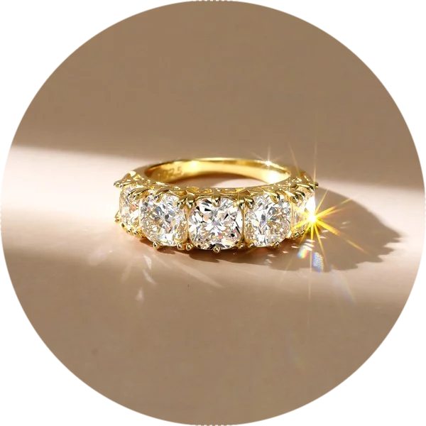 Eternity Cushion Cut Wedding Band Eternity Band For Women