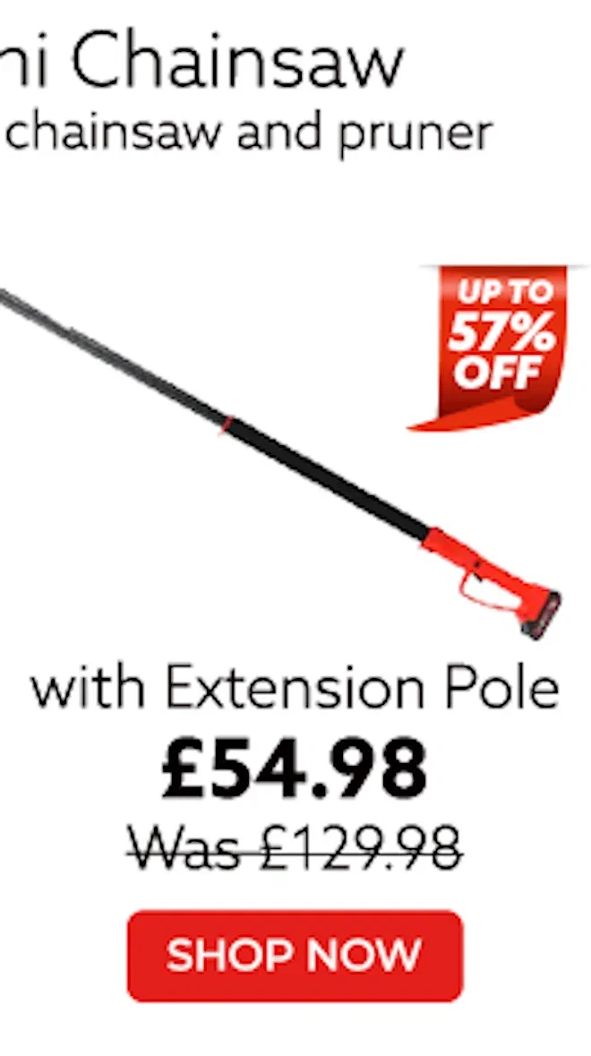Rotorazer Mini Chainsaw with Extension Pole