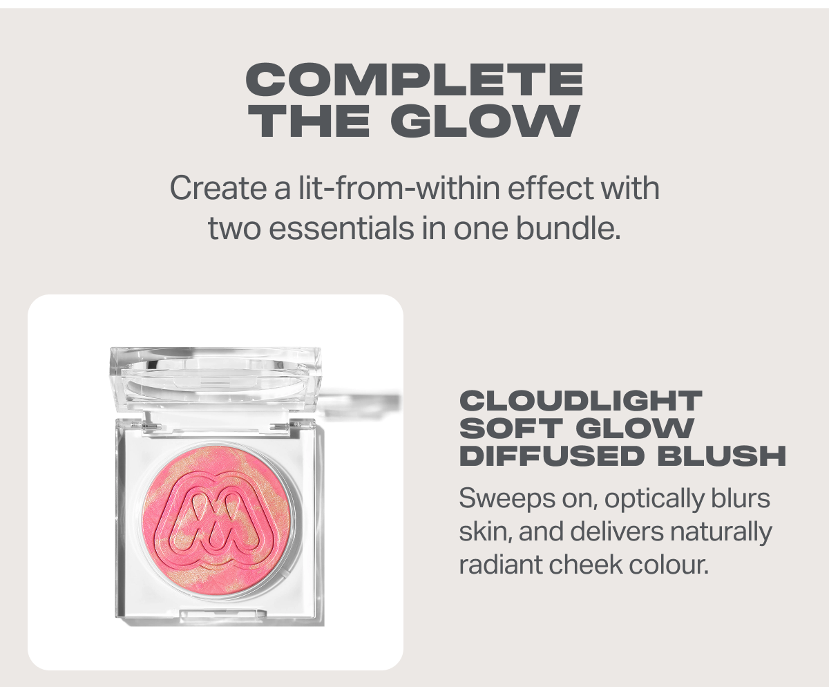cloudlight soft glow diffused blush