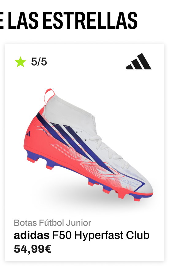 adidas Botas de fútbol F50 Hyperfast Club