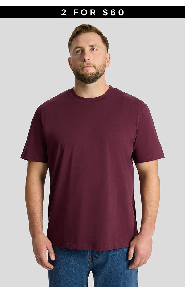 Berry Classic Heavy Weight Tee