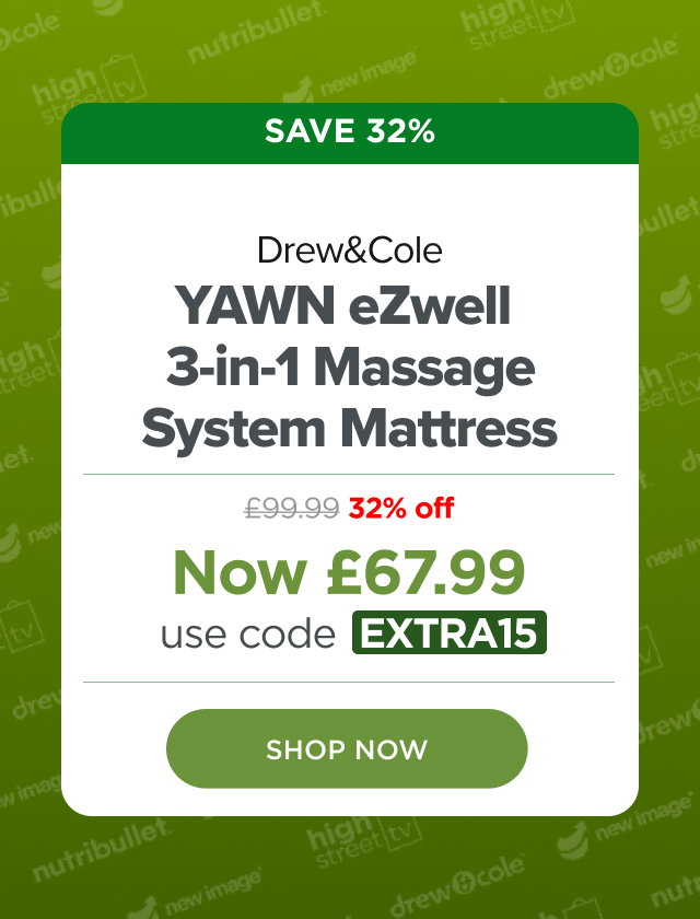 Drew&Cole eZwell 3-in-1 Massage System Mattress