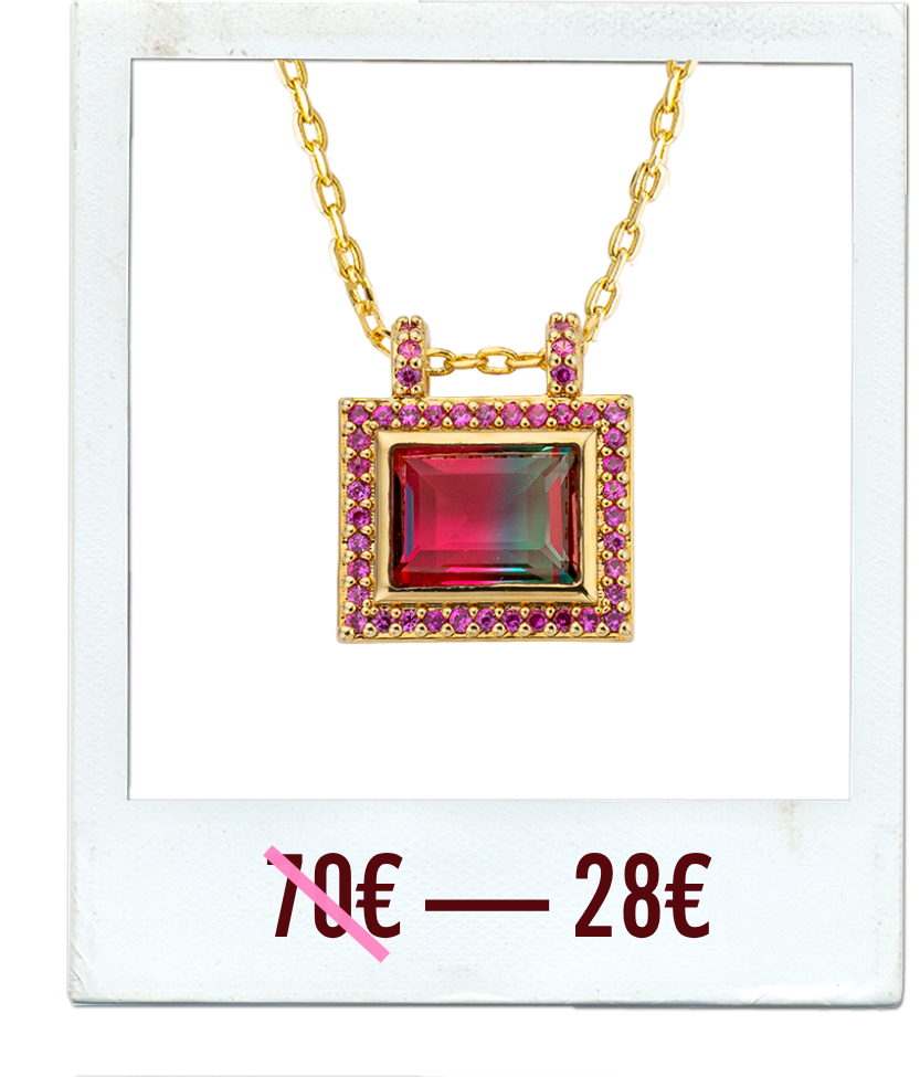 NECKLACE - RUBY WATERMELON EL PASO