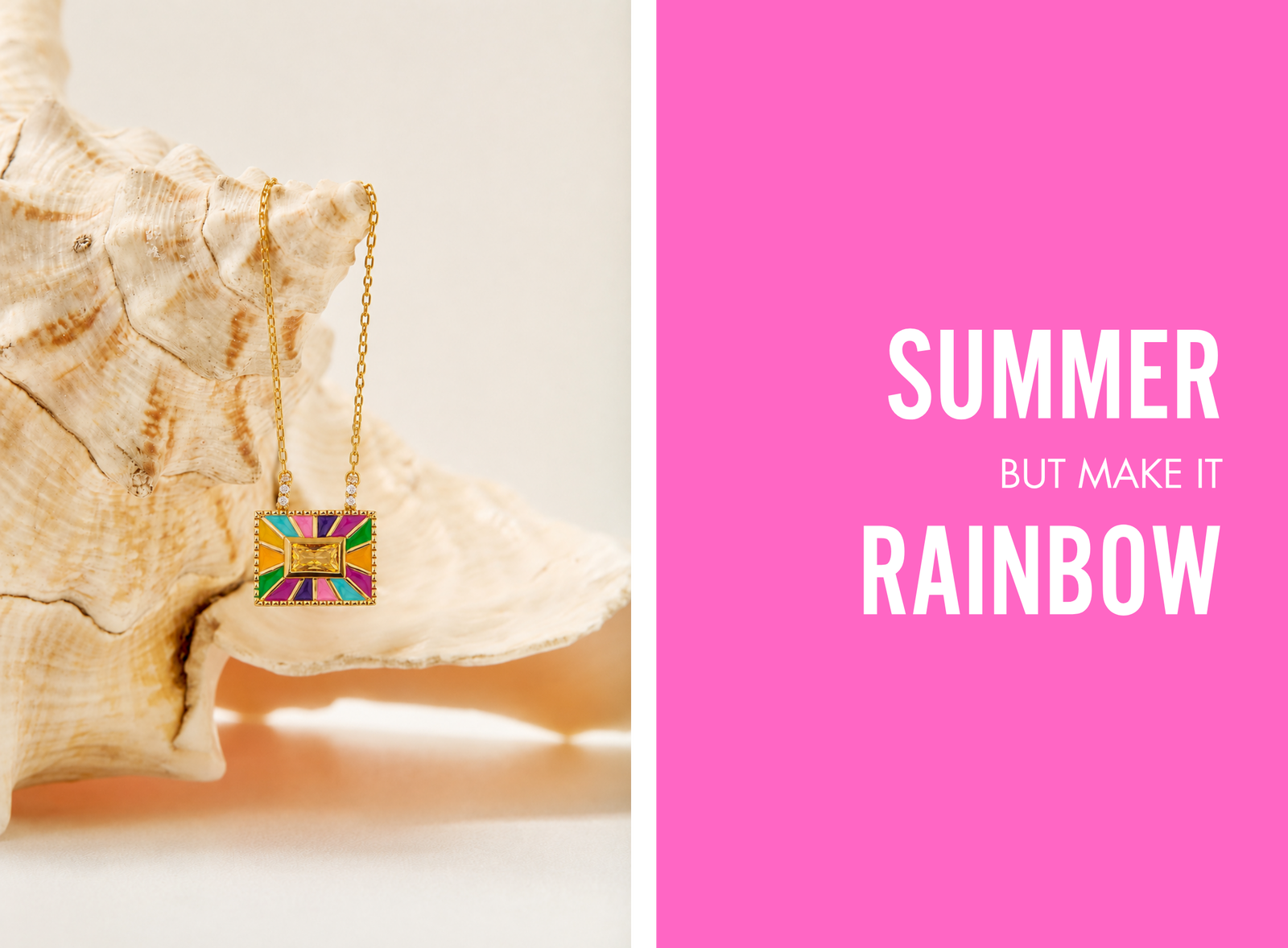 Summer but make it rainbow