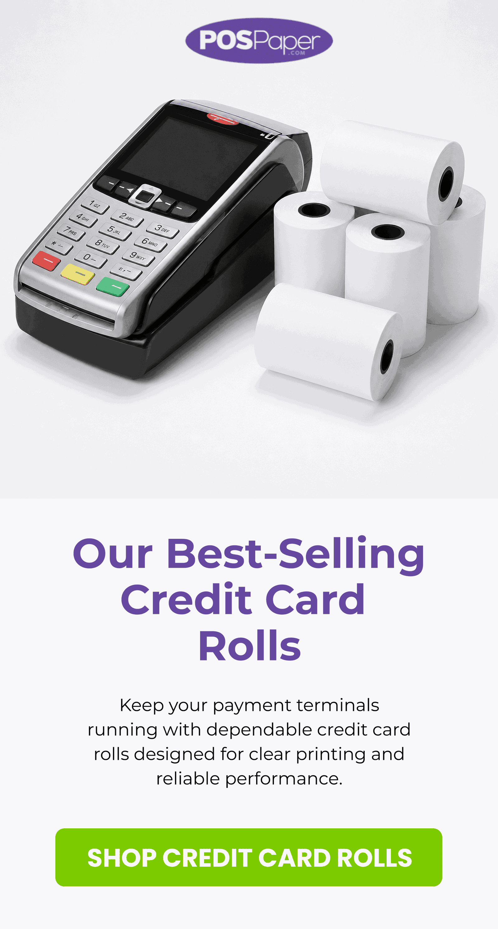 Credit Card Paper Rolls