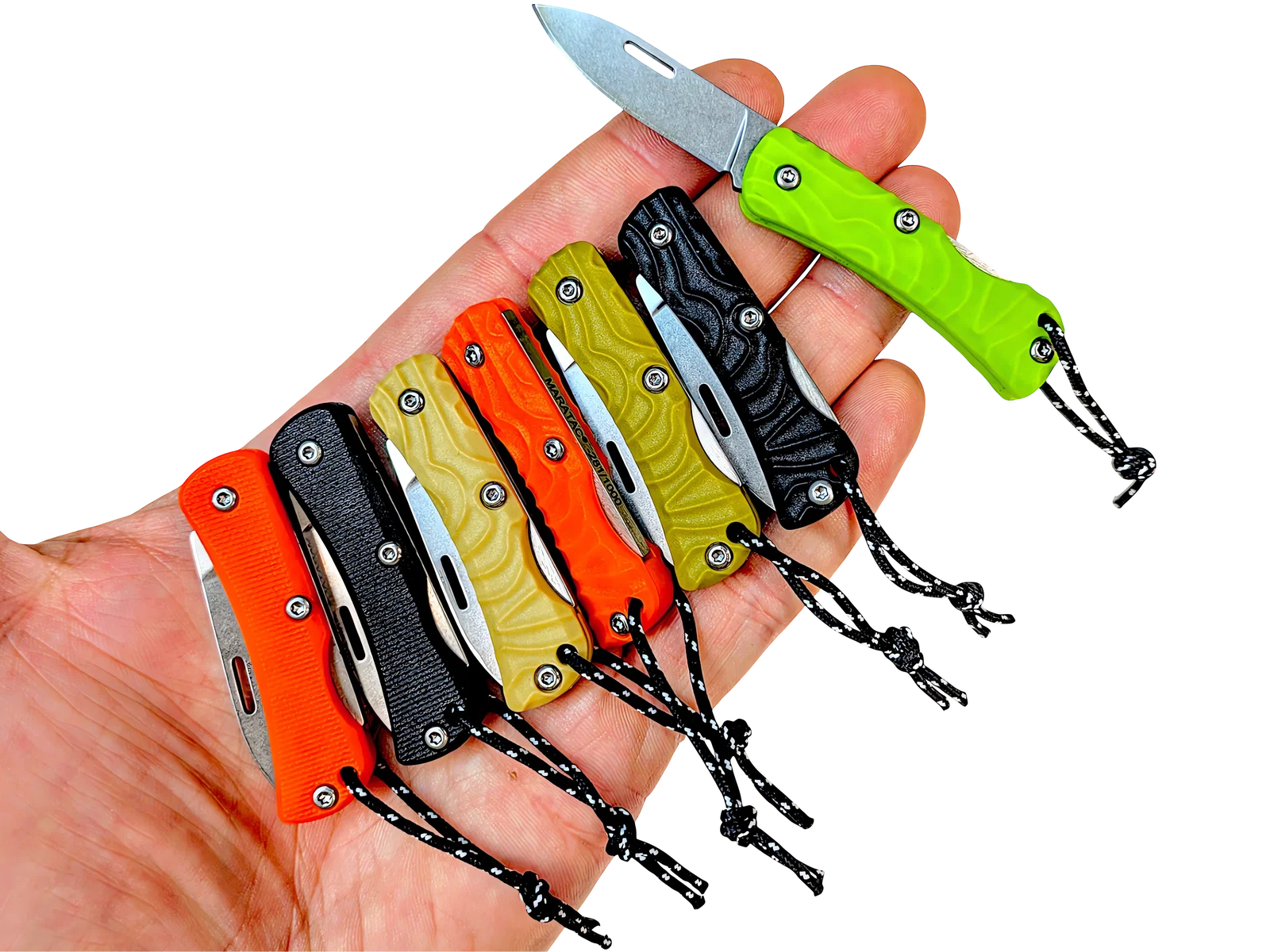 Snap Pea Precision Keychain Knife by Maratac 7 Variants