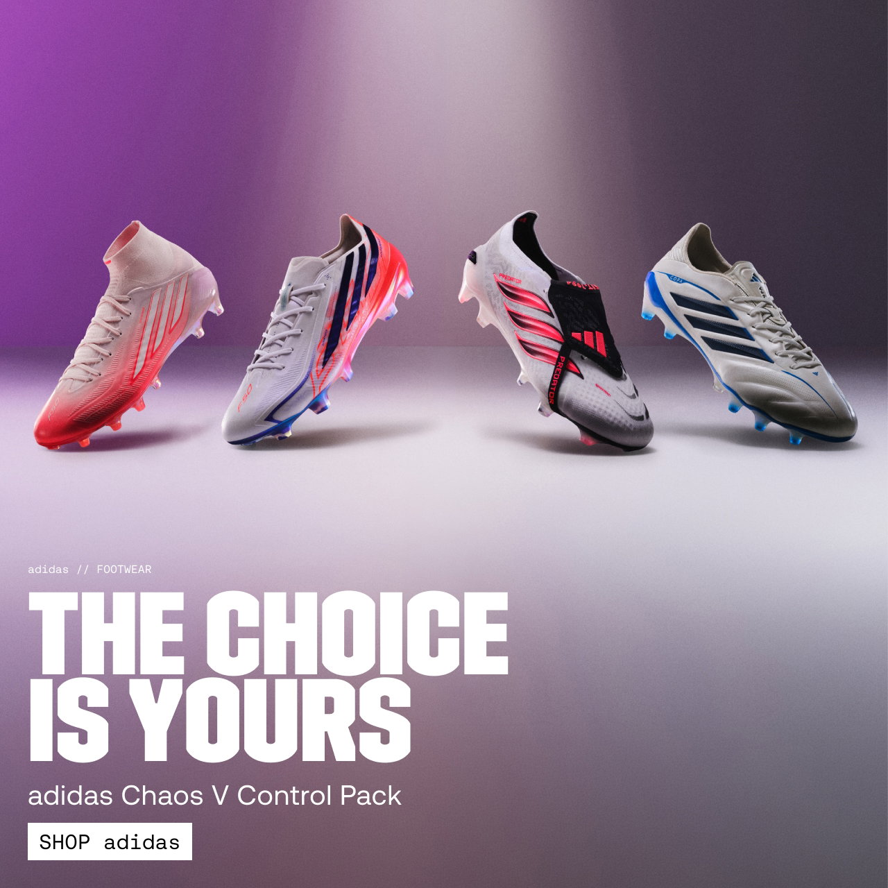 Shop adidas Chaos v Control Pack
