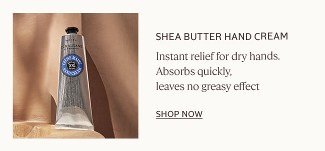 SHEA BUTTER HAND CREAM |  INSTANT RELIEF FOR DRY HANDS. ABSORBS QUICKLY, LEAVES NO GREASY EFFECT | SHOP NOW