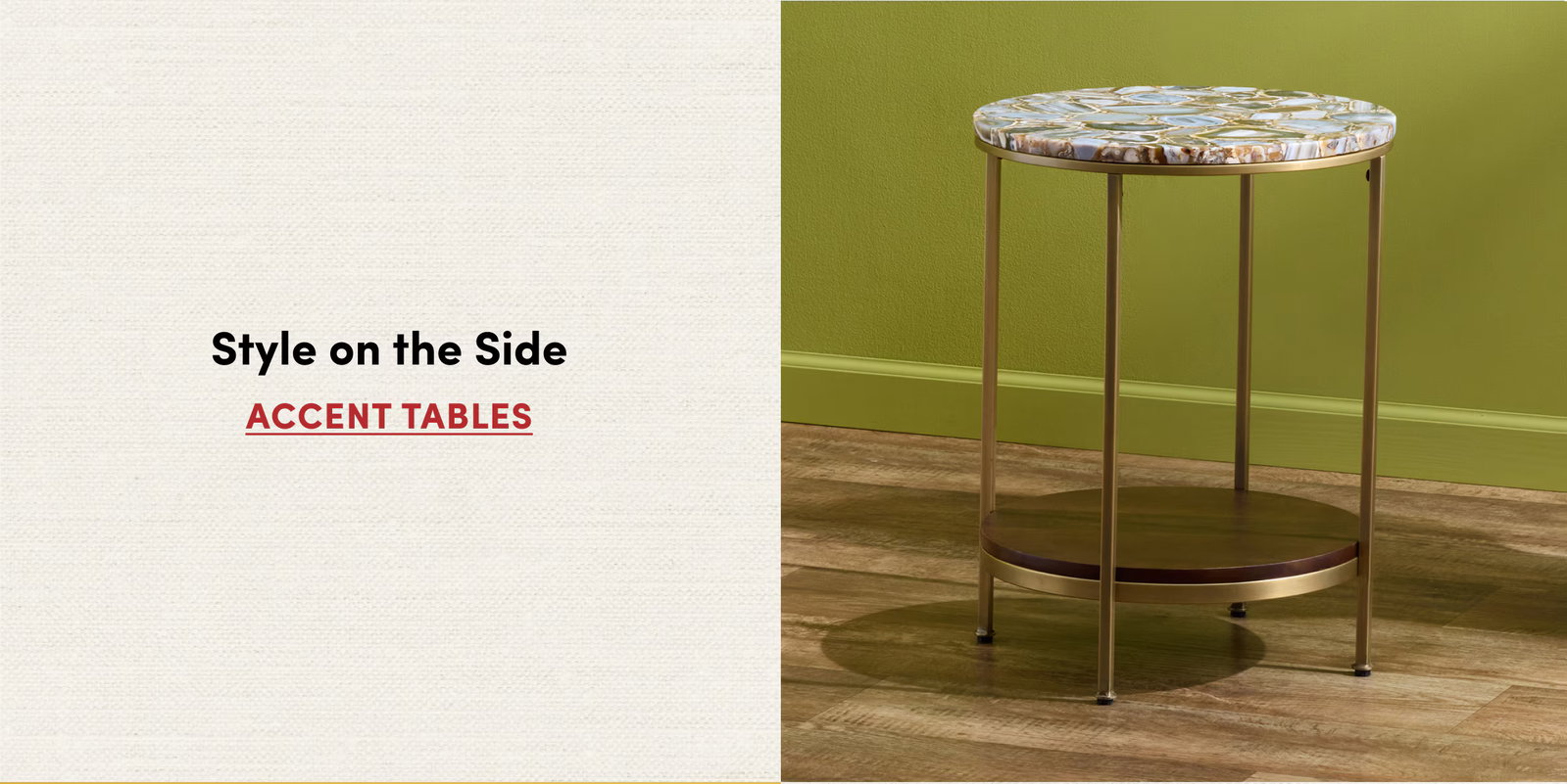 Style on the Side Accent tables