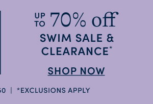 70% off swim sale & clearance