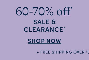 60-70% off sale & clearance