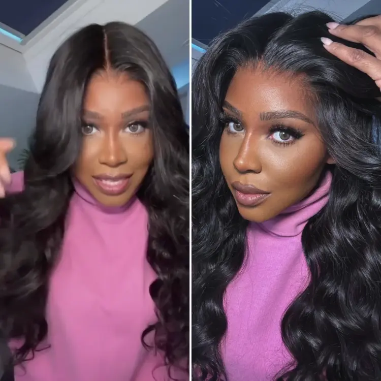 Image of Luvme All-Day Comfort™ Wig PartingMax Glueless 7x6 Closure HD Lace Loose Body Wave Long Wig Pre-Cut Lace