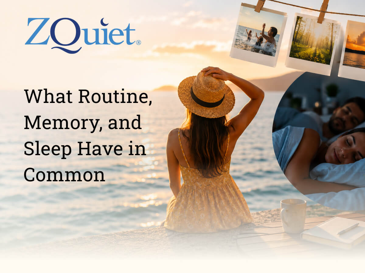 What Routine, Memory, and Sleep Have in Common