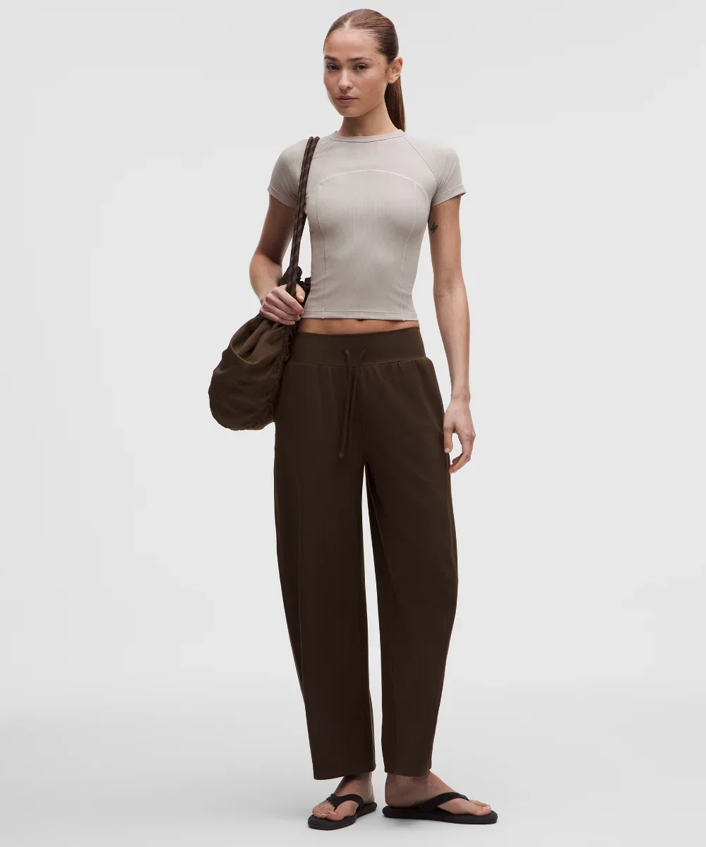 Ribbed Nulu Short-Sleeve Shirt