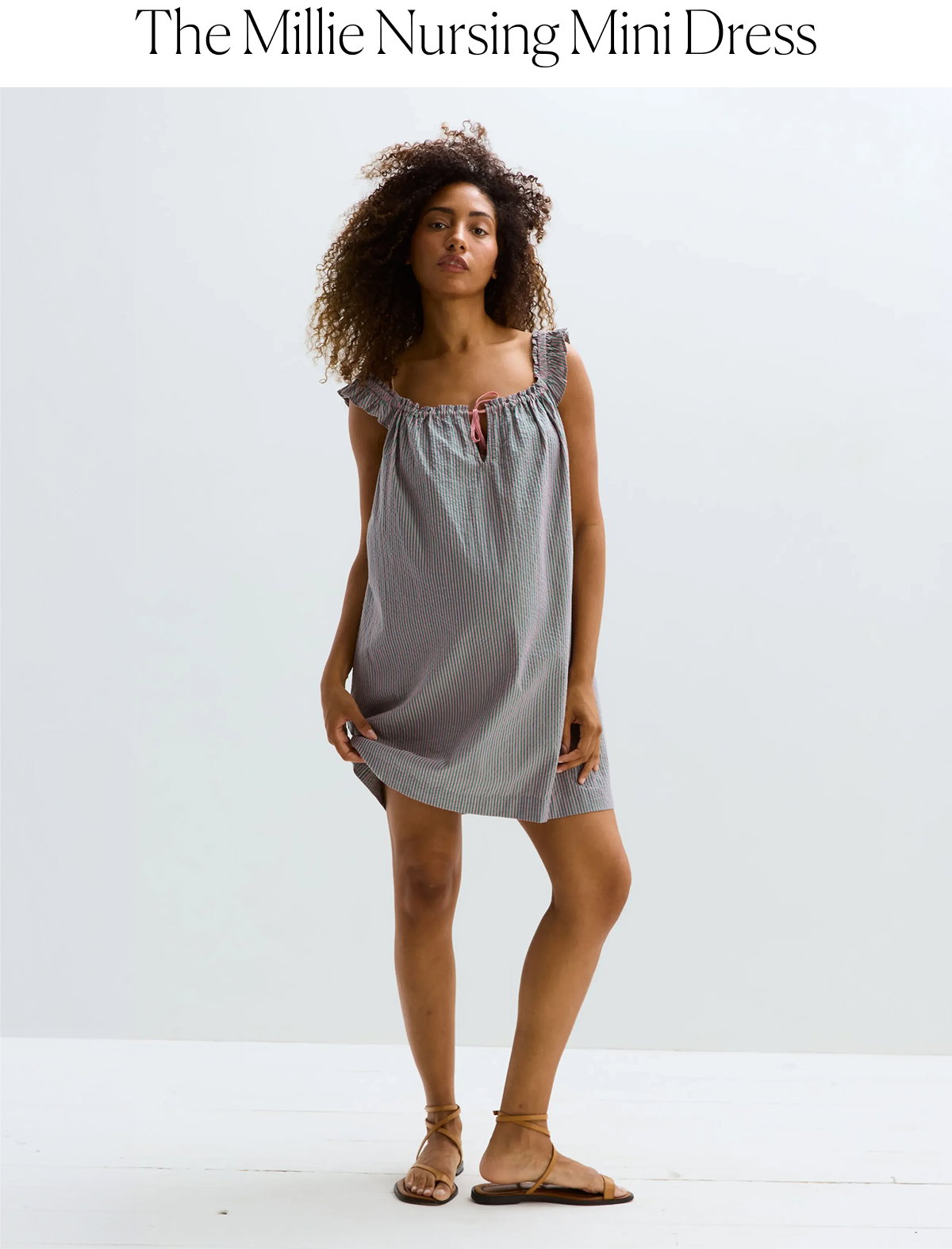 The Millie Nursing Mini Dress