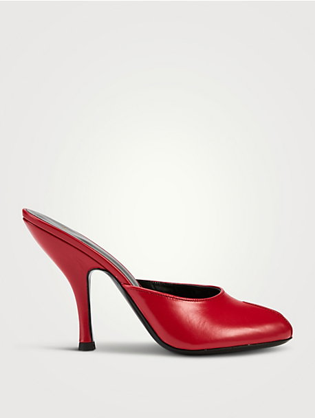 Date Leather Mules