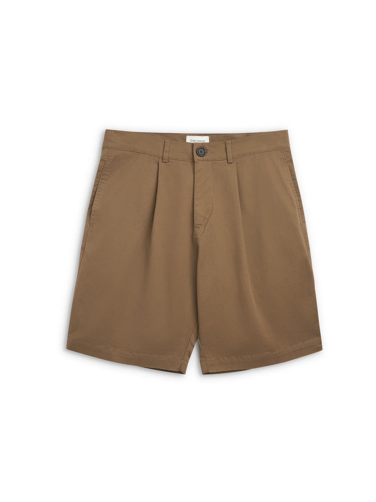 Image of Pleated Shorts Tomlin Beige