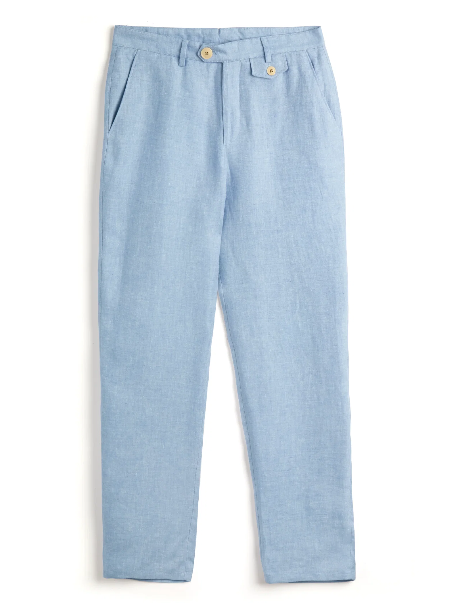 Image of Fishtail Trousers Drescher Blue