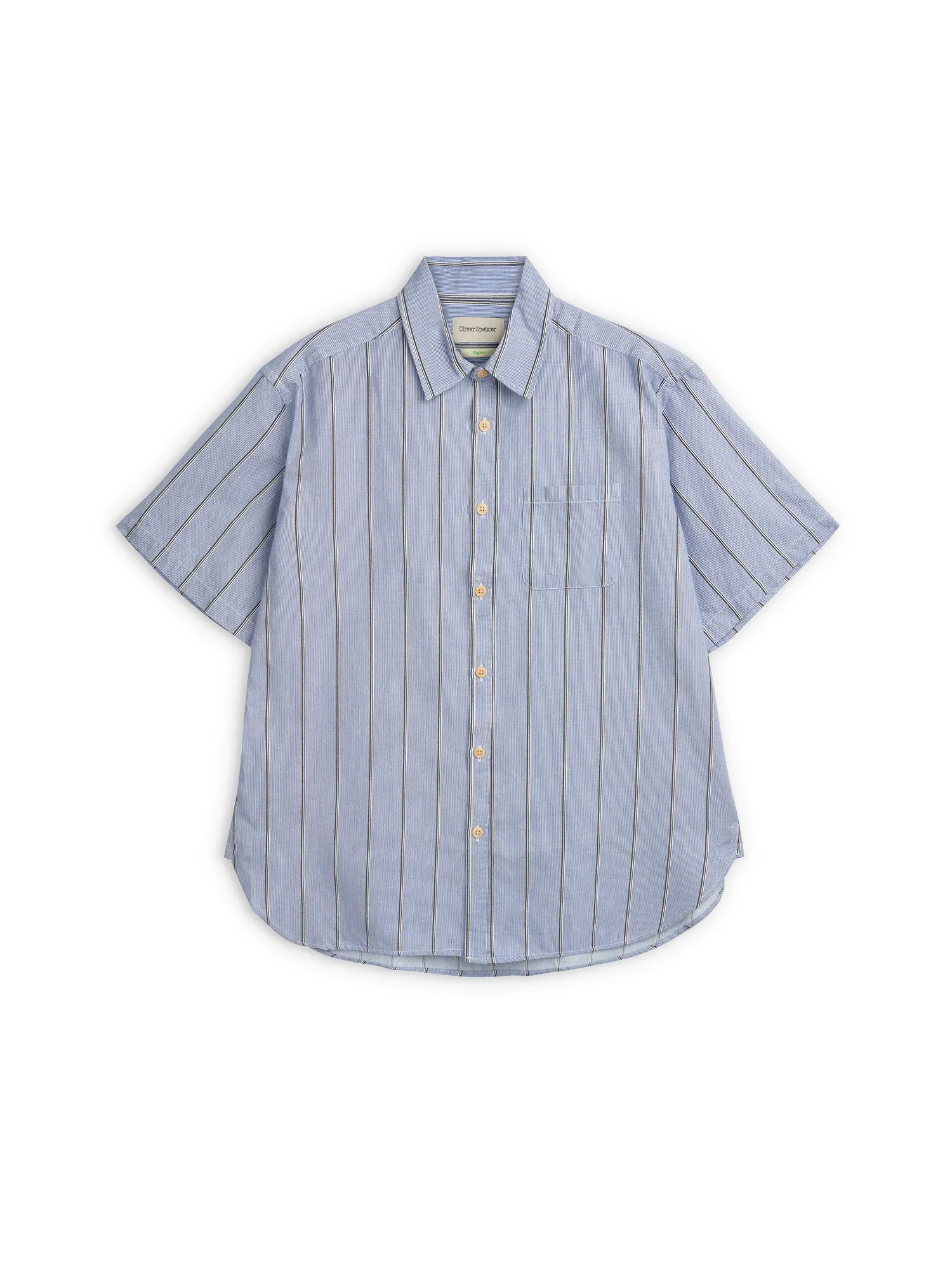 Image of Atlanta Short Sleeve Shirt (Loose Fit) Pinwell Blue