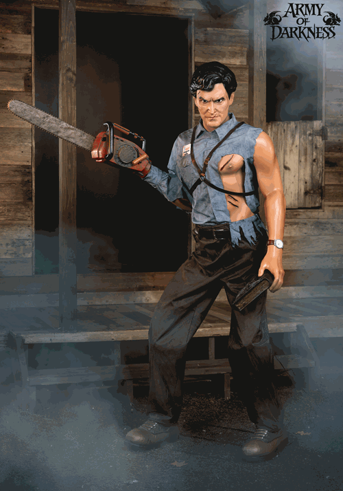 6FT Ash Army of Darkness Halloween Animatronic Decoration