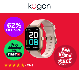 Kogan Active 4 Elite GPS Smart Sports Watch (Rose Gold) Product Image
