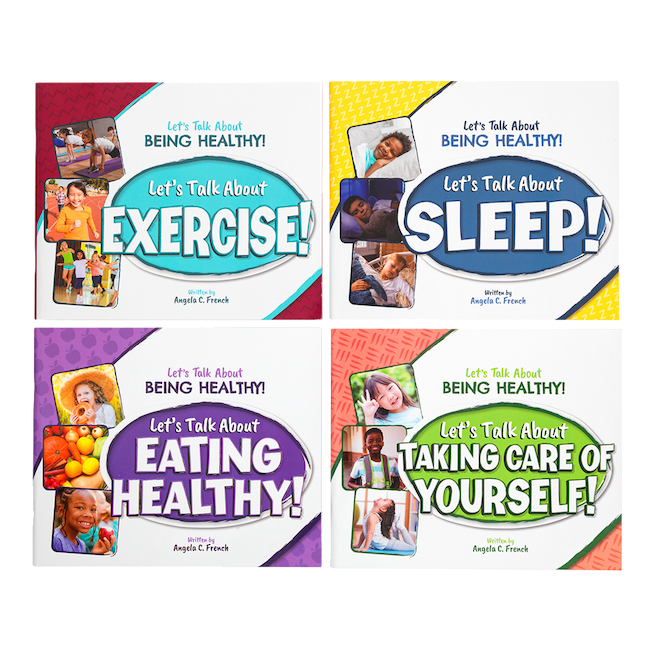 Excellerations® Let’s Talk About Being Healthy Book Set - 4 books