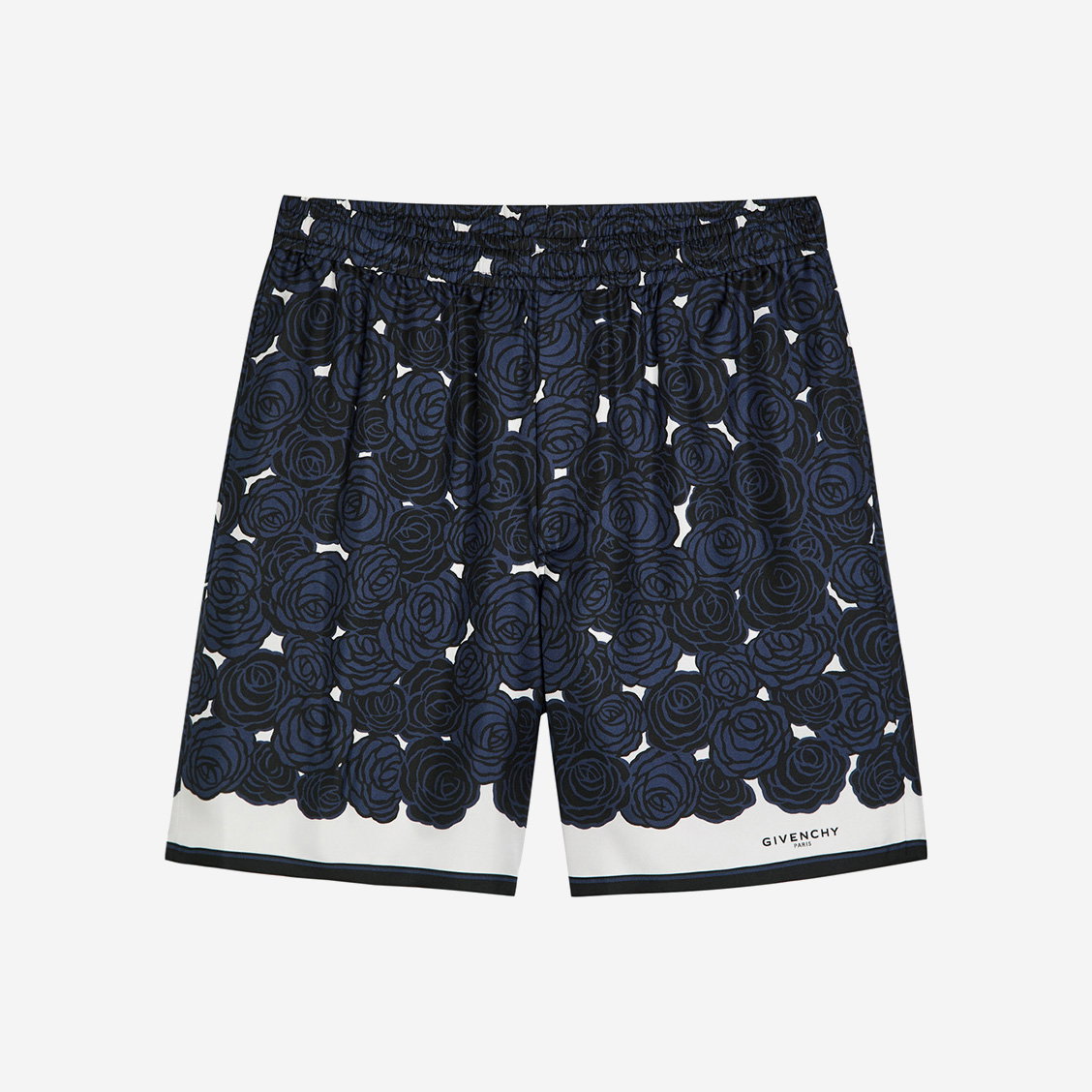 GIVENCHY Floral-print silk shorts