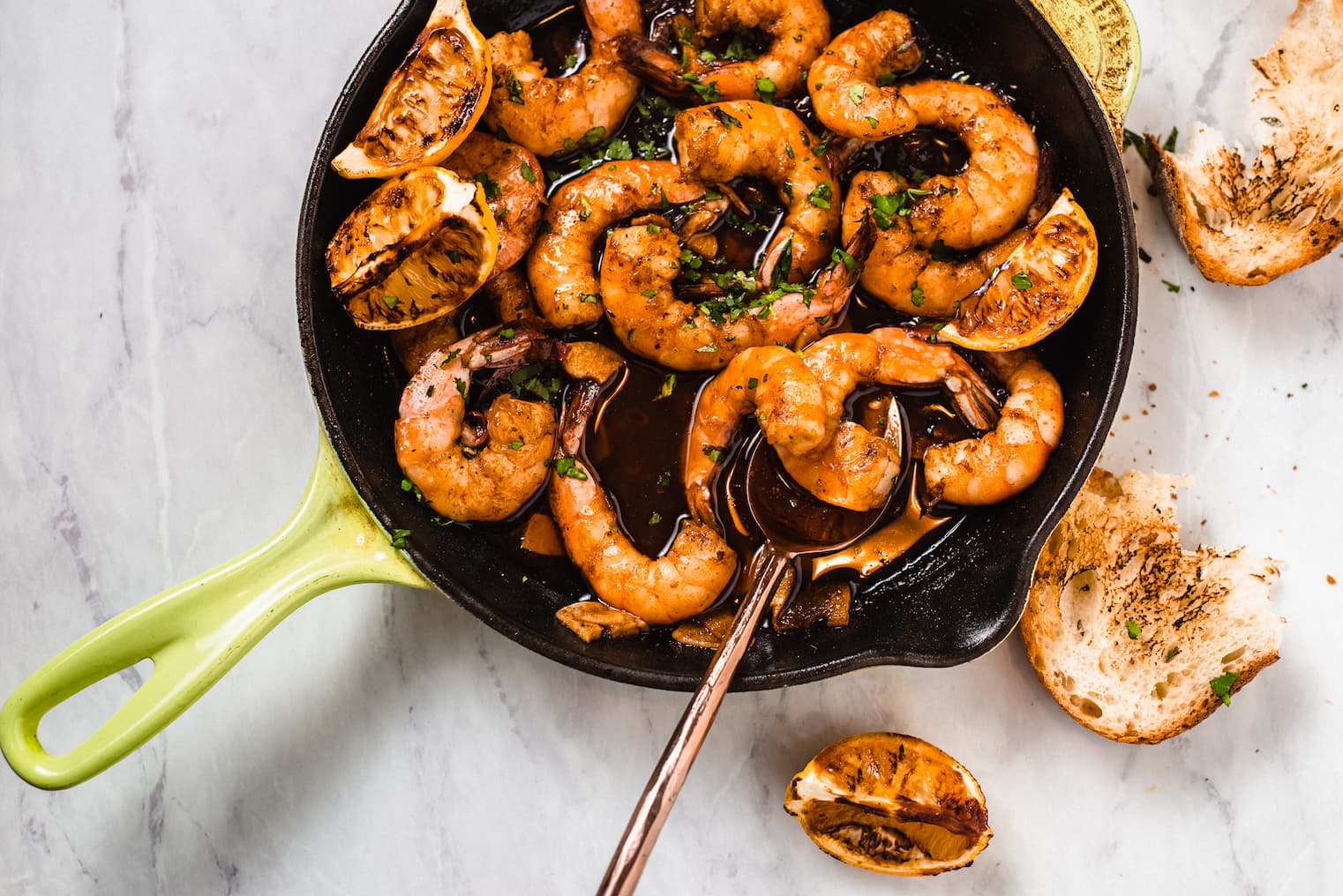 Spot Prawns in paprika