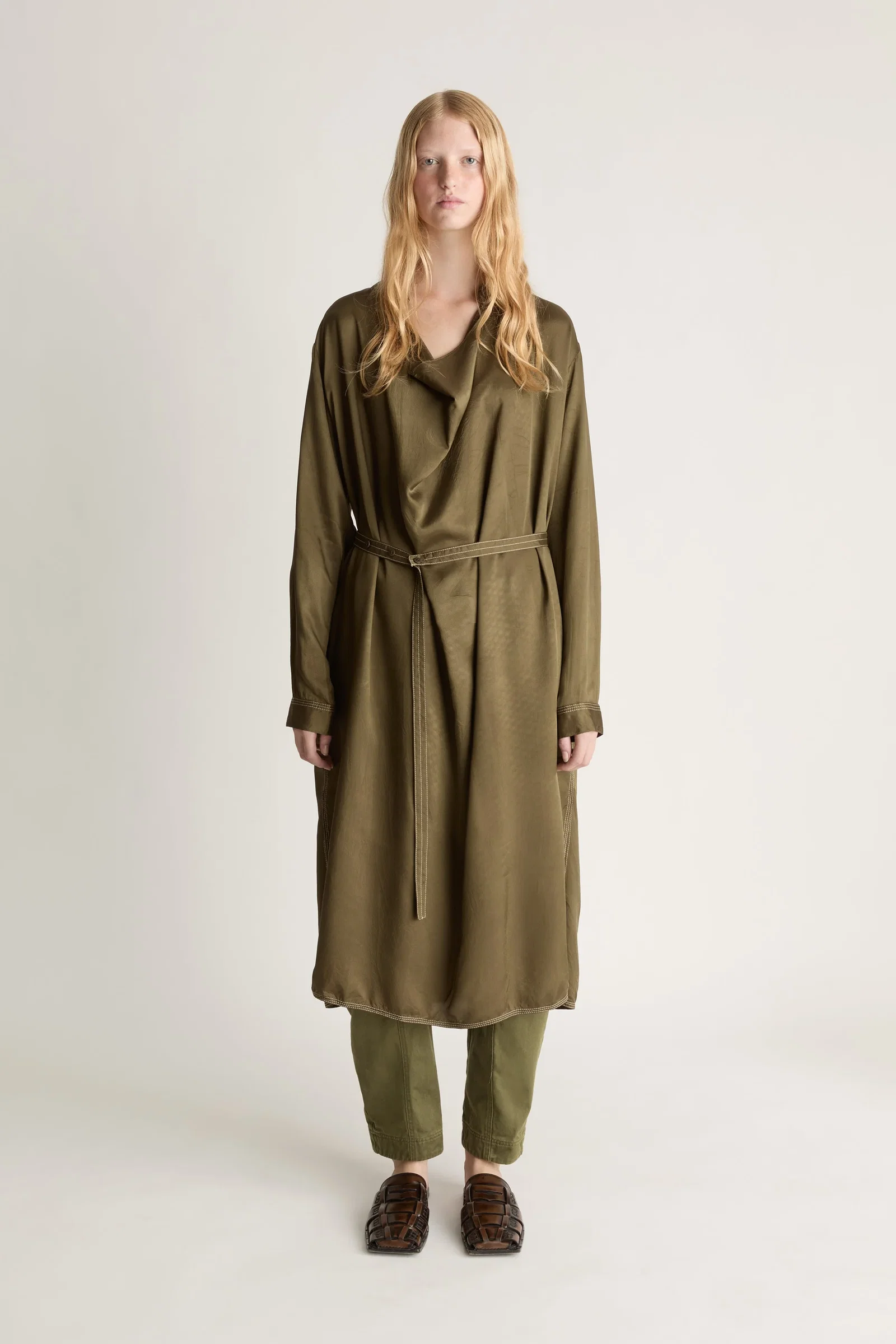 Image of Sloane LS Drape Dress