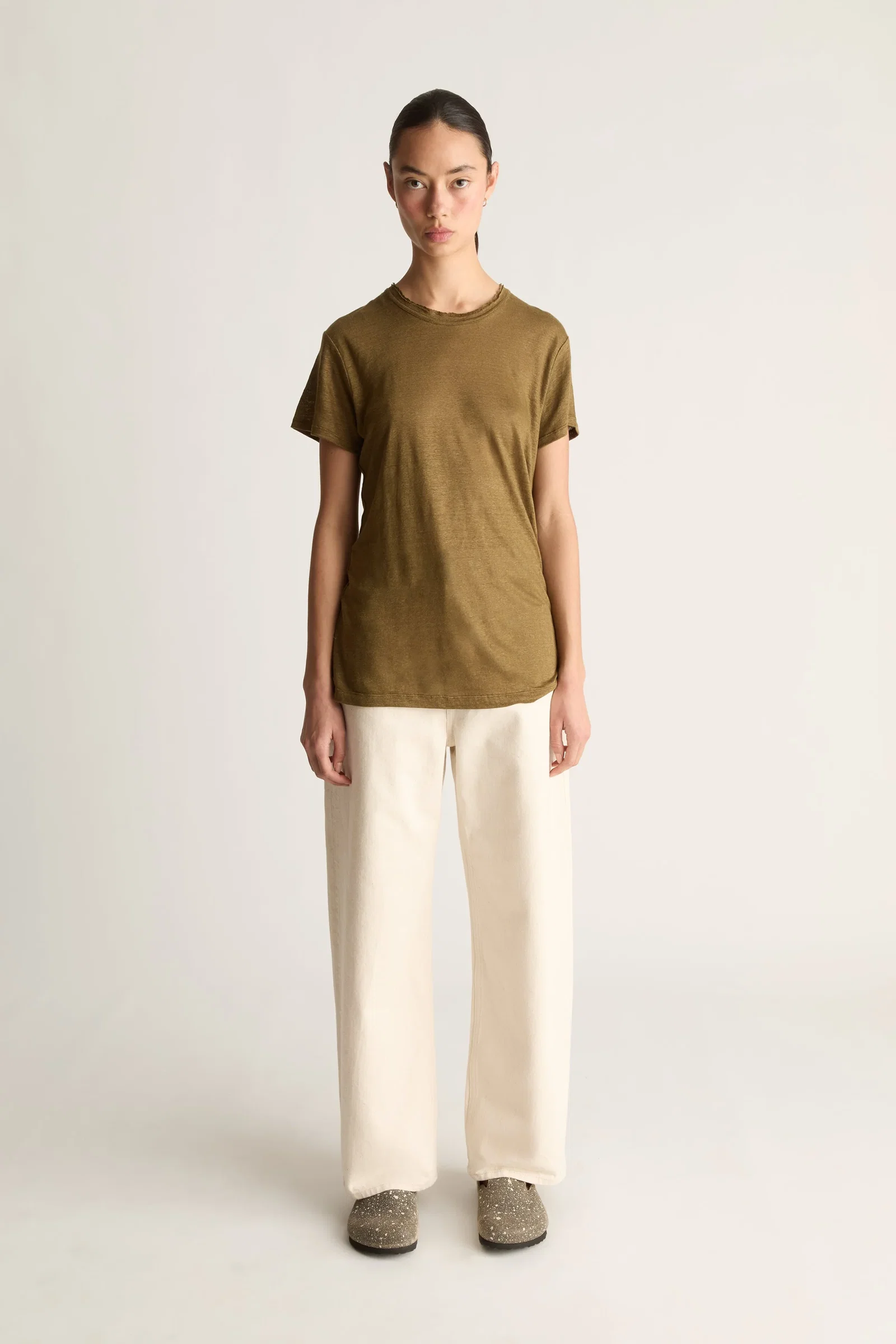 Image of Tilly Linen Jersey Tee
