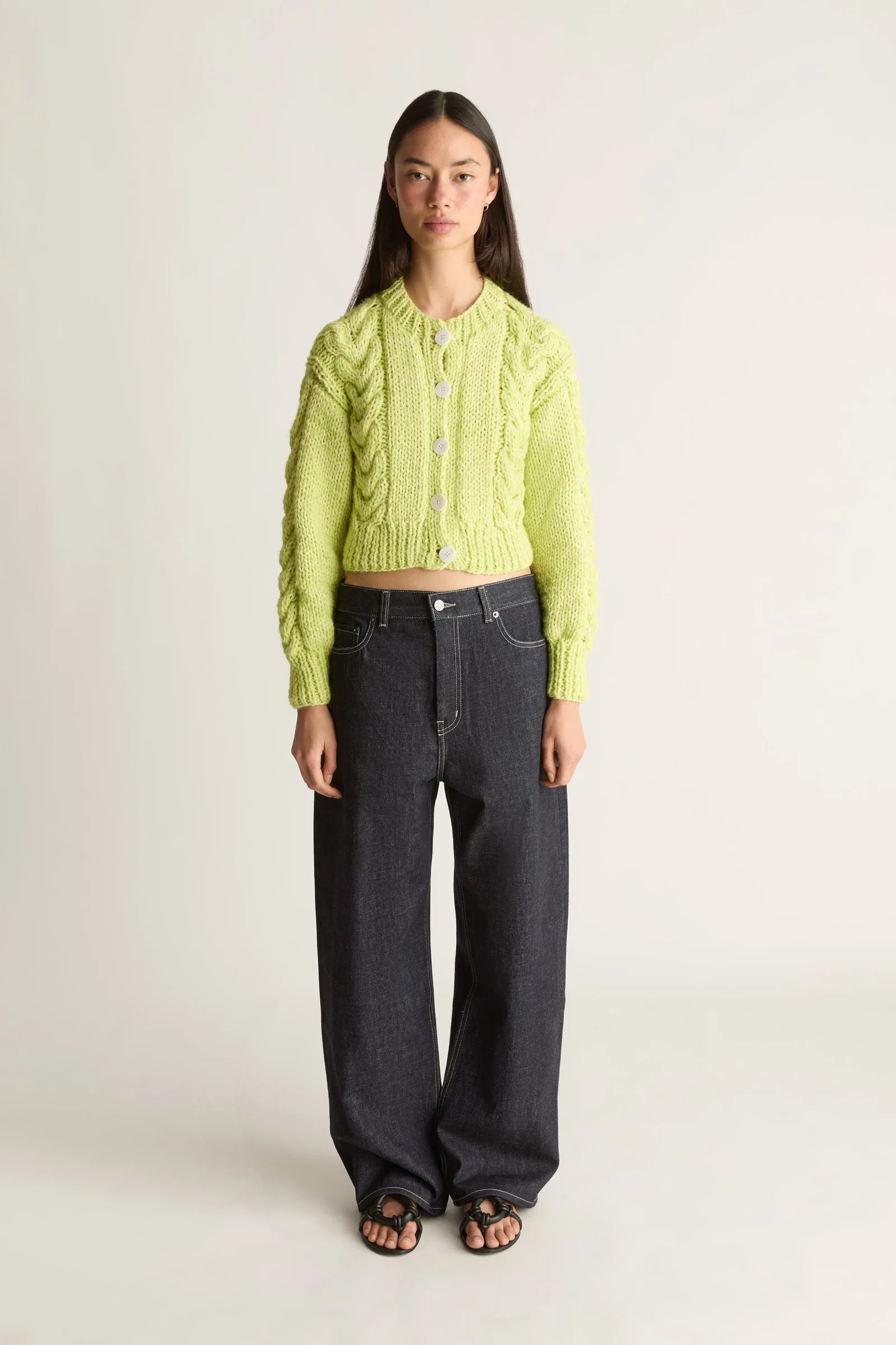 Image of Frisson Hand Knit Cardigan