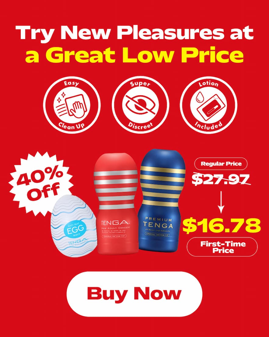 Try New Pleasures at a Great Low Price: Get 40% off the TENGA Beginners Bundle