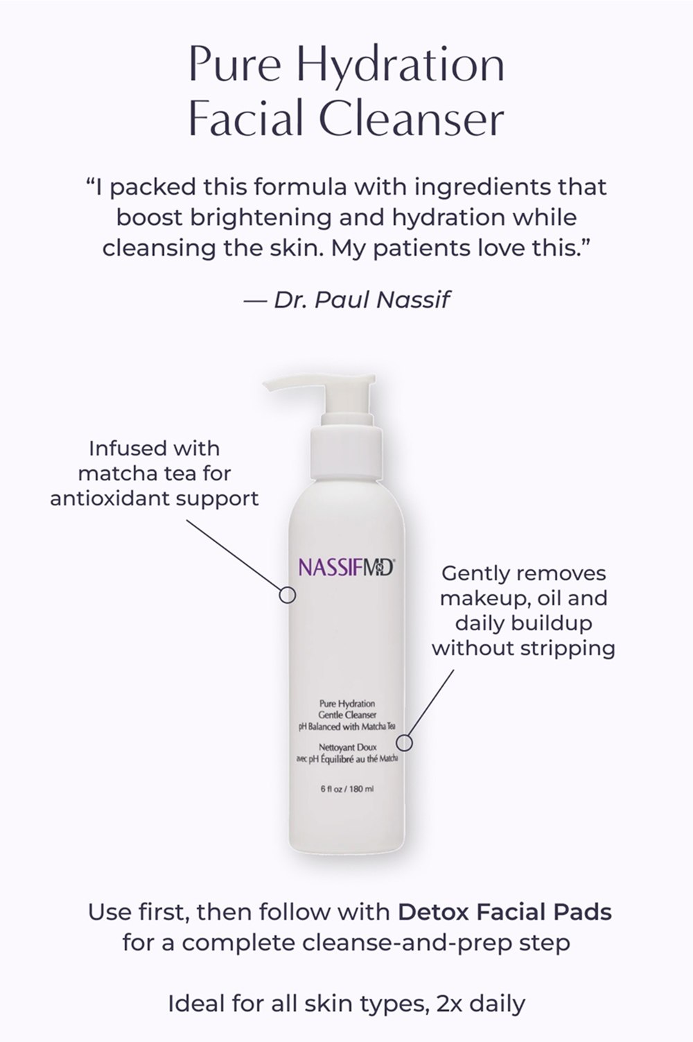 Pure Hydration Facial Cleanser
