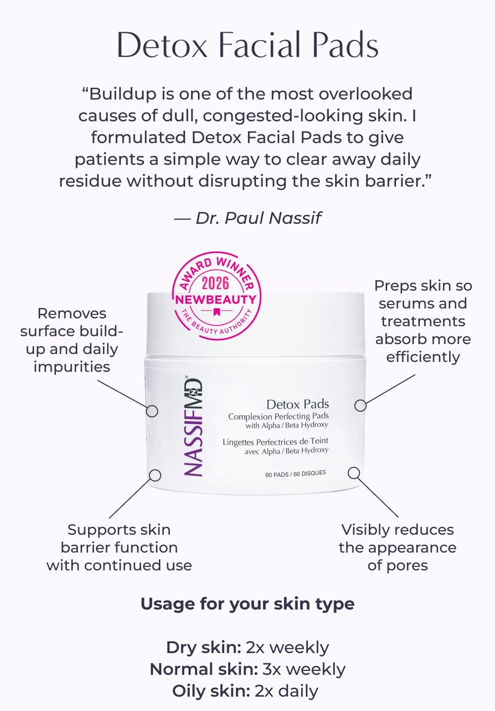 Detox Facial Pads