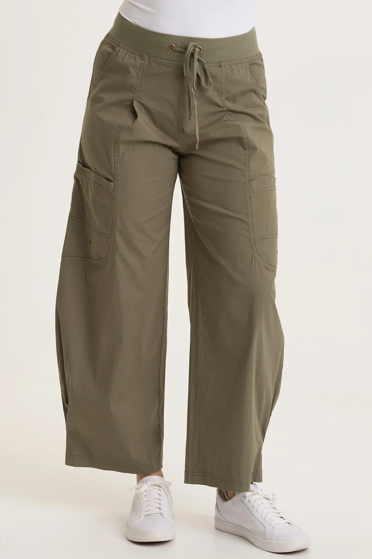 Image of Pender Poplin Barrel Pant