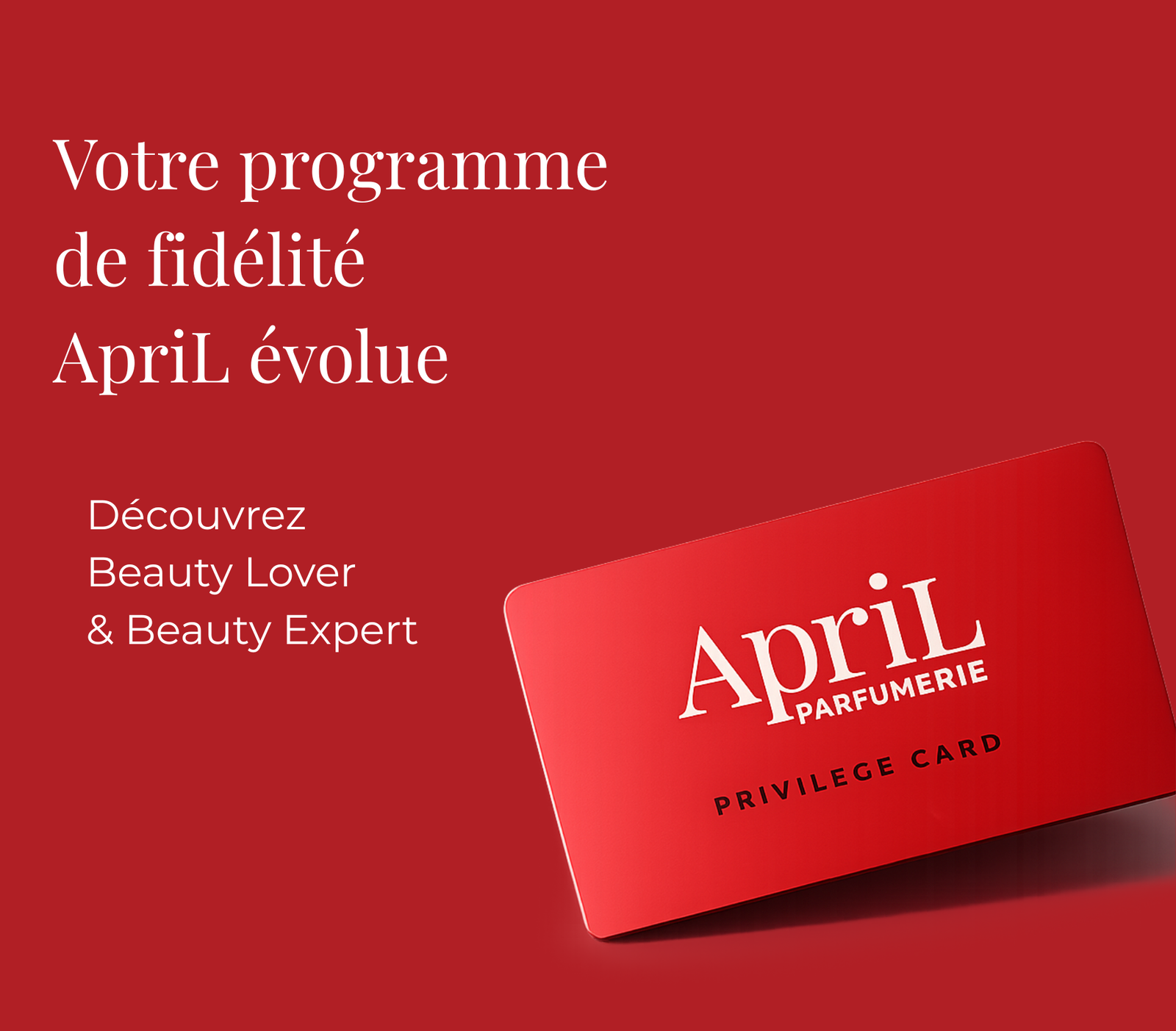 Notre programme de fidélité