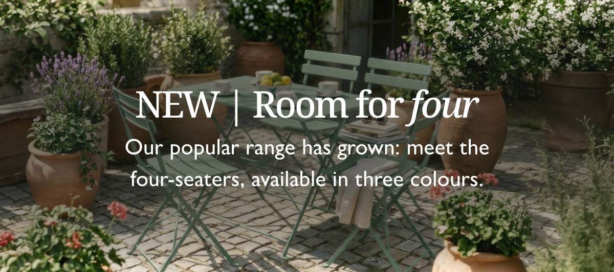 Our popular range has grown: meet the four-seaters, available in three colours.